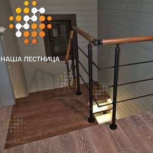 Лестница в доме с оригинальным дизайном-2