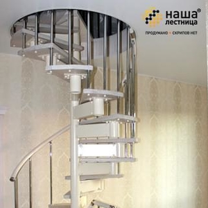 Винтовая лестница в частный дом-2