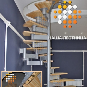 Гигантская винтовая лестница с 1 на 3-й этаж-2